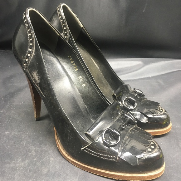 Gucci Black Leather Pumps - Picture 2 of 13